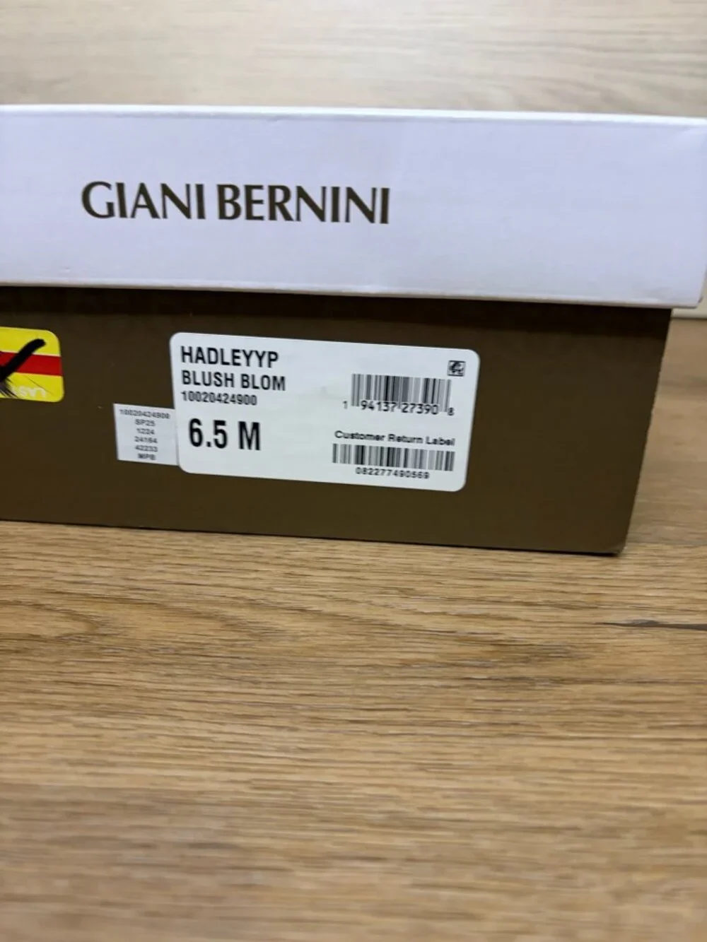 Giani Bernini Hadleyyp Women Blush Blom Strappy Sandals Heel 6.5M - Picture 6 of 6